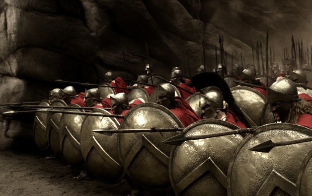 300 Spartans Soldier Spear Shield