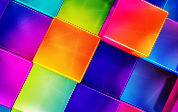 3D Colorful Geometric