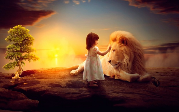 A Girl Lion's Imagination