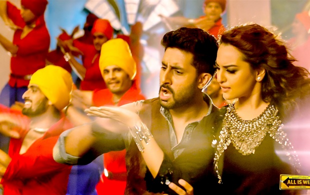 Abhishek And Sonakshi In All Is Well