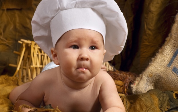 Baby Chef Ready For Coock