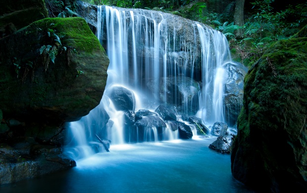 Blue Mountains Waterfall, NSW, Australia