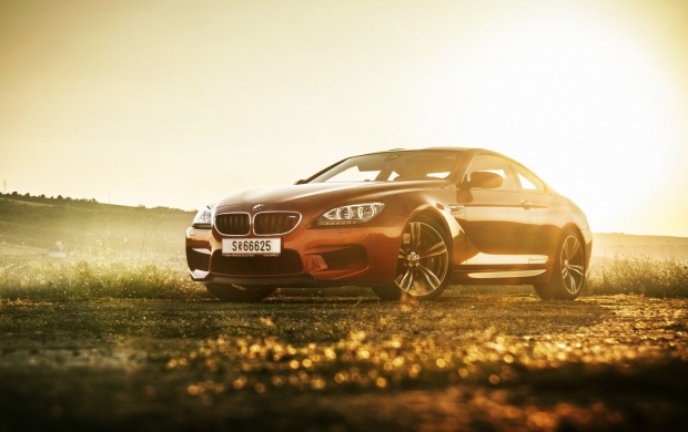 BMW M6 Coupe With Sunset