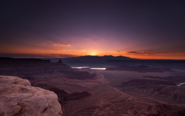 Canyon National Park Rocks Sunrise