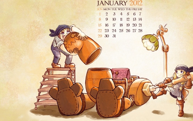 Cartoon Calendar