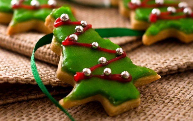 Christmas Green Tree Cookies