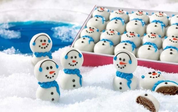 Christmas Snowman Candy