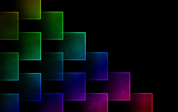 Color Cubes Background
