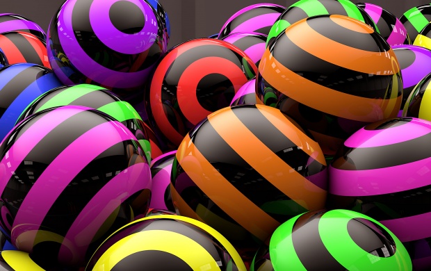 Color Strips Balls