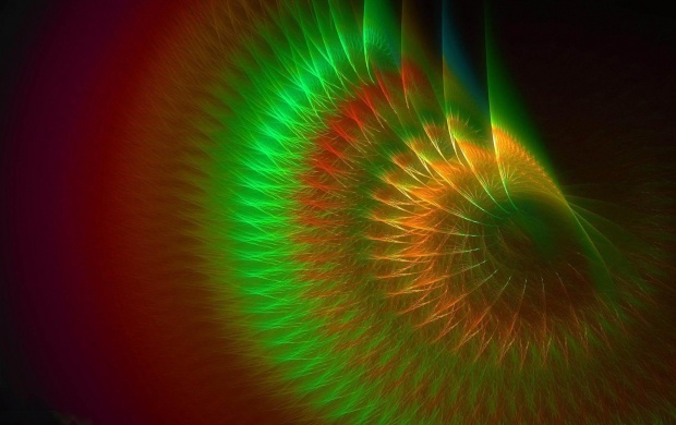 Colorful Fractal Twirl