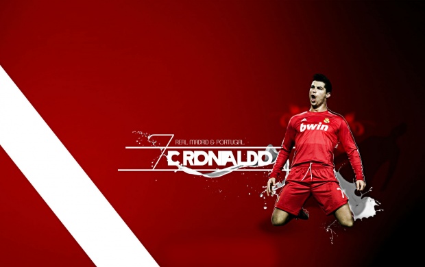 Cristiano Ronaldo Red Background