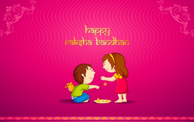 Cute Happy Raksha Bandhan