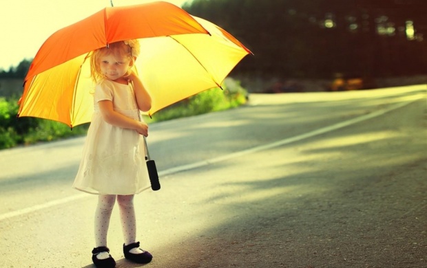 Cute Umbrella Girl
