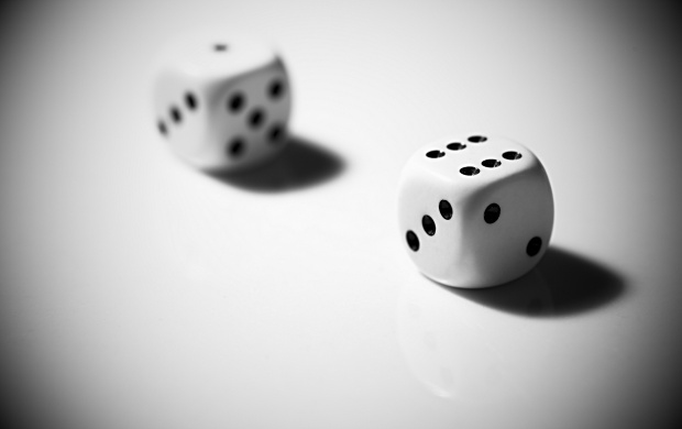 Dice Black and White Picture