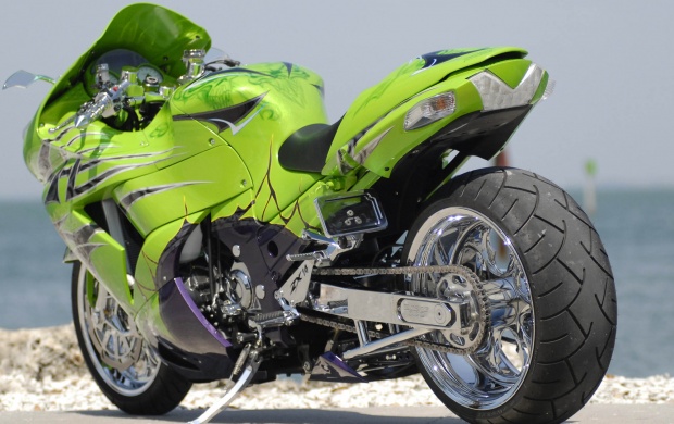 Dodge Green Motorcycle
