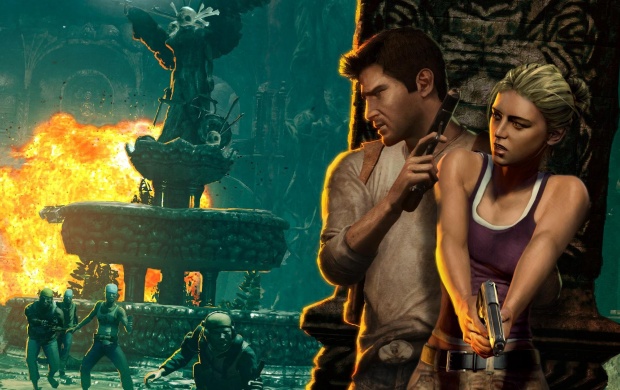 Drake And Elena Uncharted Drake's Fortune