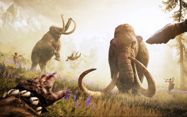 Far Cry Primal Hunting Mammoth Third Person