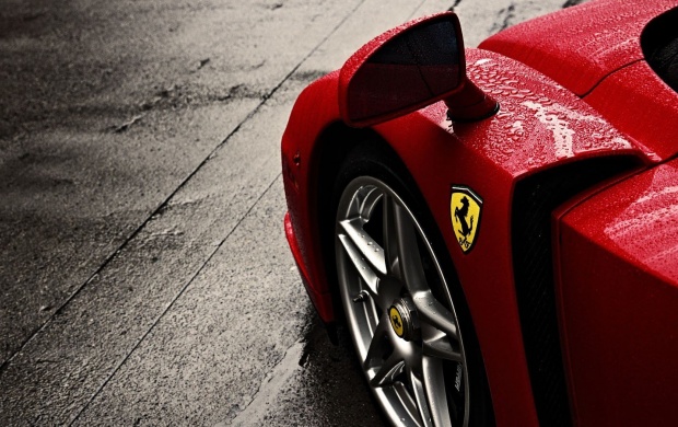 Ferrari Enzo Logo Rain Wheel