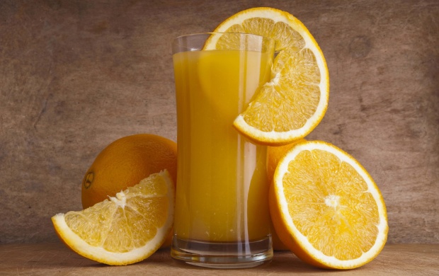 Fresh Orange Juice And Oranges