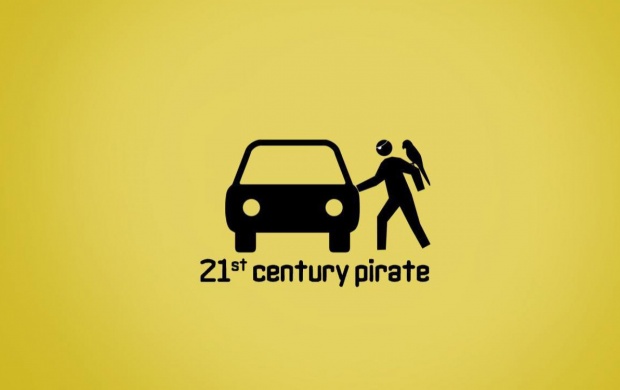 Funny 21st Century Pirate