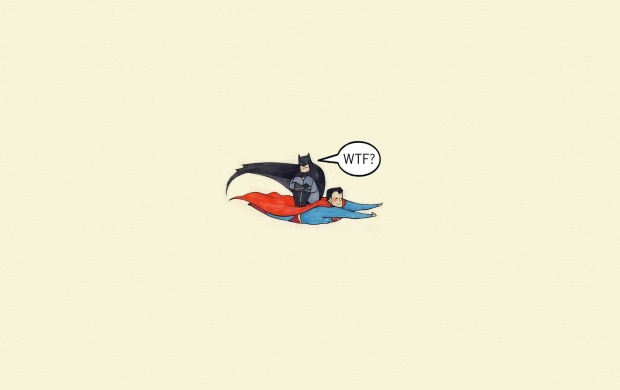 Funny Batman And Superman