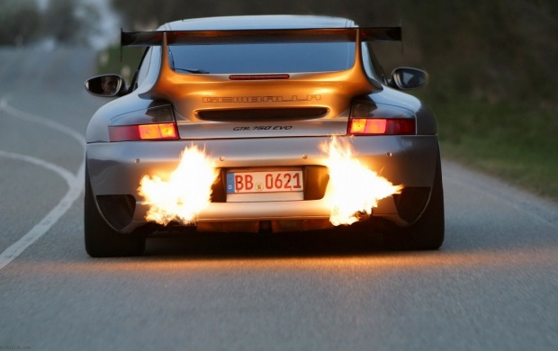 Gemballa Exhaust Flames