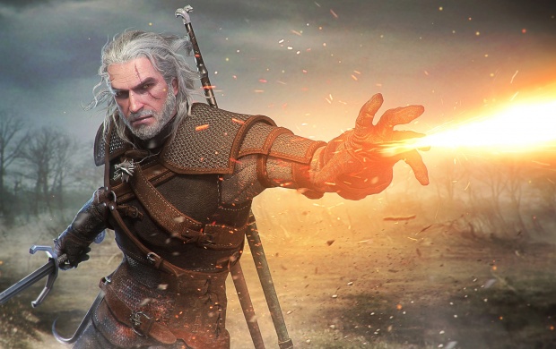 Geralt Of Rivia The Witcher 3 Game Art