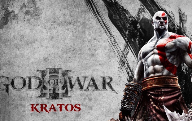 God Of War Kratos On Grey