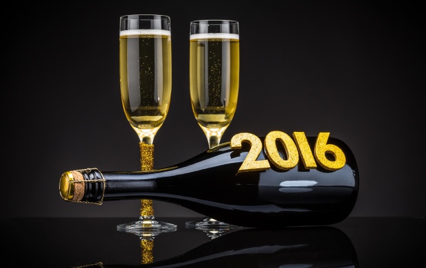 Happy New Year Golden 2016