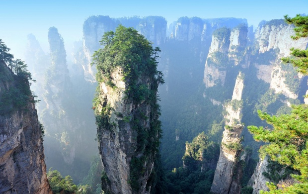 Huge Cliffs in China