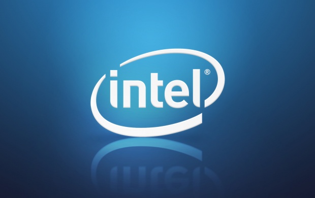 Intel Logo Blue Reflection