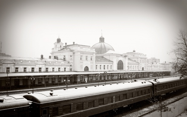 Ivano-Frankivsk Winter Railway Station