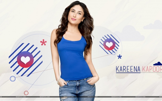 Kareena Kapoor In Blue Shirt