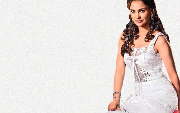 Lara Dutta White Dress