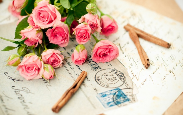 Letters On Rose Bouquets