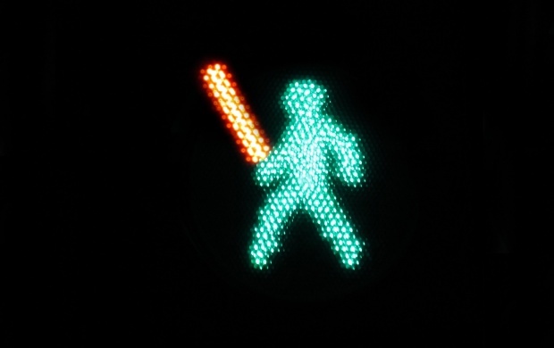 Lightsaber Traffic Light