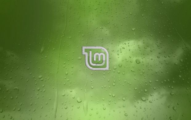 Linux Mint Green Background