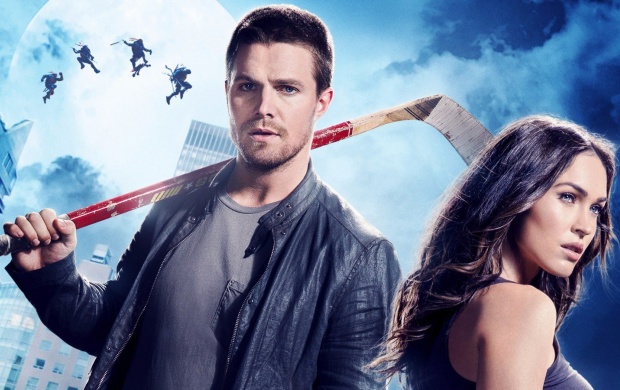 Megan Fox And Stephen Amell TMNT Out Of The Shadows