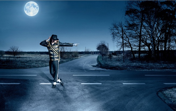 Michael Jackson On Road