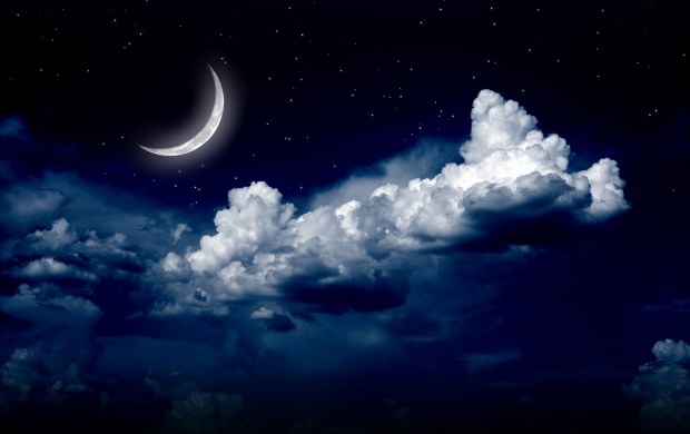 Moonlight Night Sky