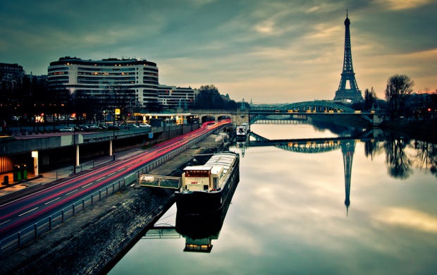 Morning Reflections In Paris