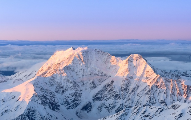 Mountains Caucasus Sunrise