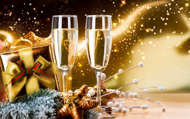 New Year Celebration Champagne2015
