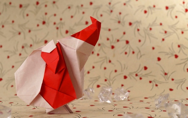 Origami Santa Toys