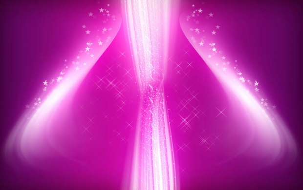 Pink Glow Abstract