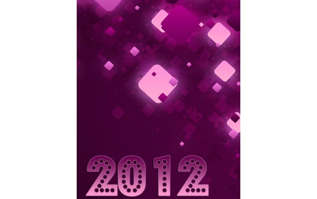 Purple 2012 New Year