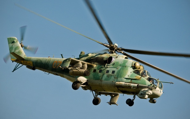 Russian Helicopter Mi 24 Soviet