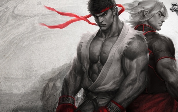 Ryu And Ken Masters Art Street Fighter V