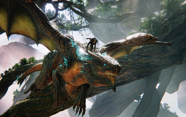 Scalebound Drew And Thuban Flying Dragon
