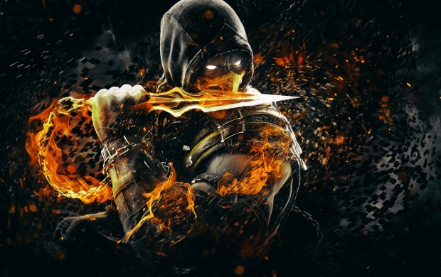 Scorpion Mortal Kombat X Art